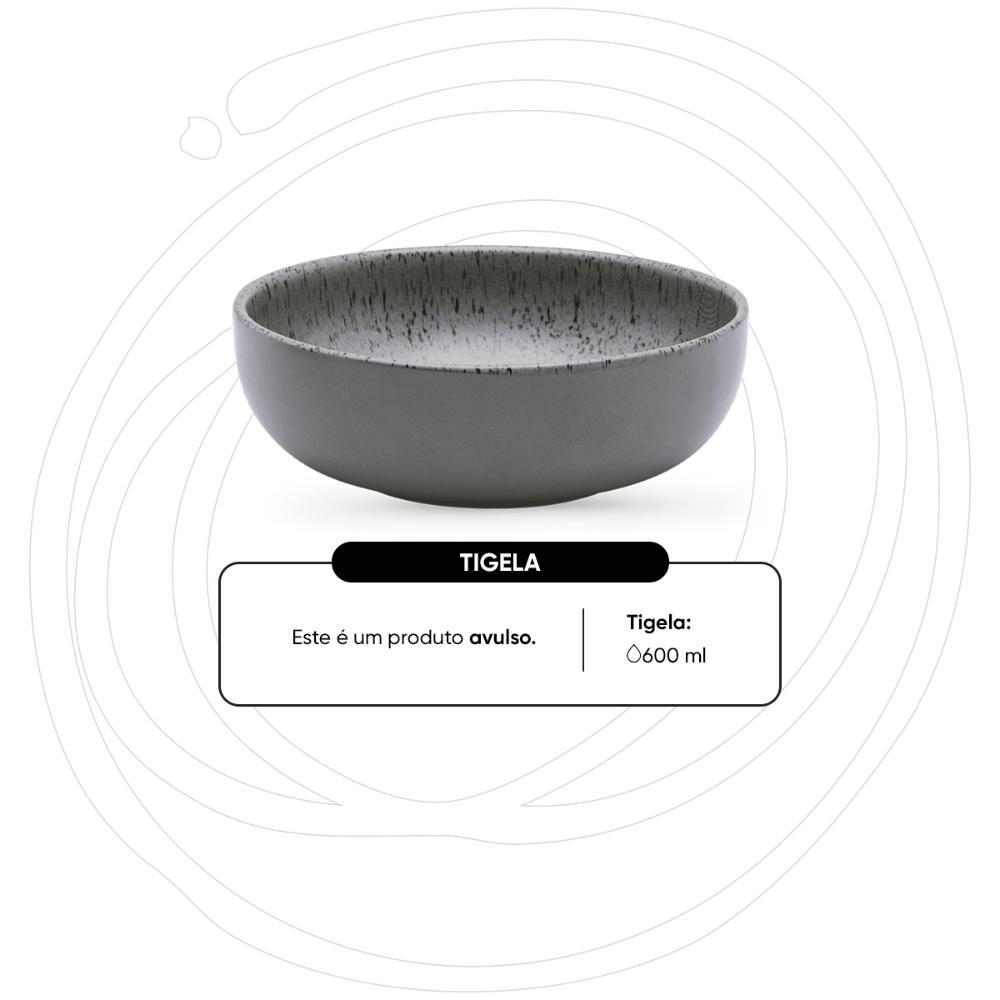 Tigela Flat 600 Ml Oxford Gray - 2