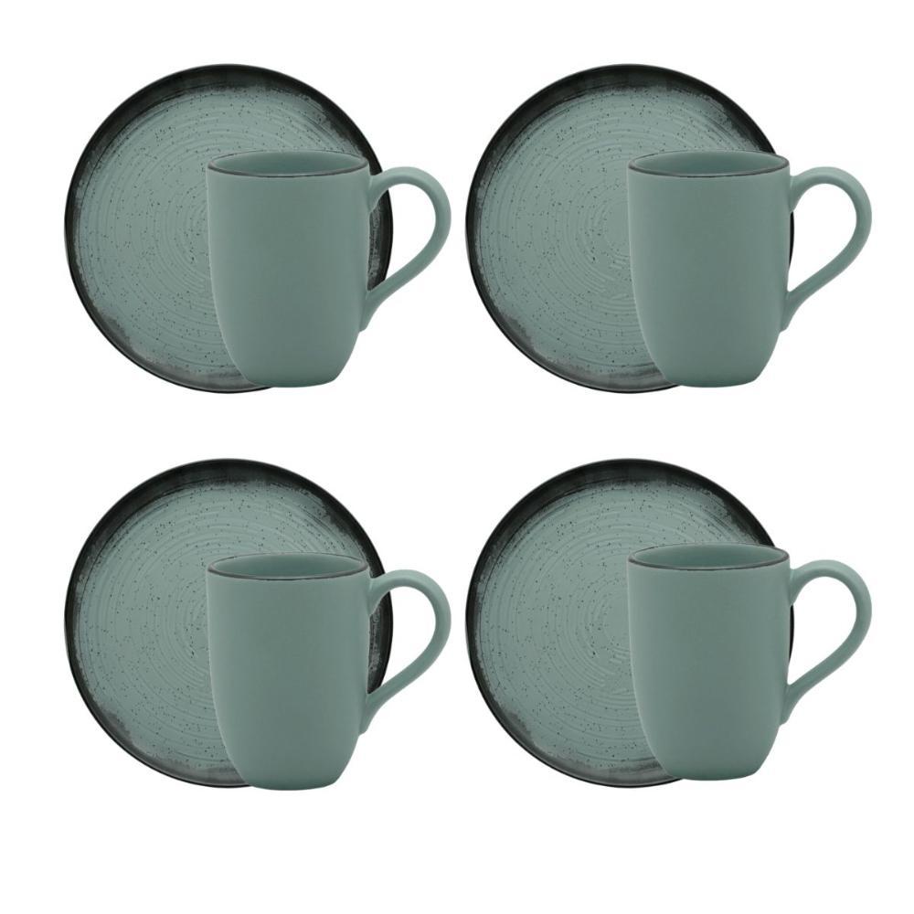 Jogo Lanche De 8 Peças Oxford Flat Pacífico - 1