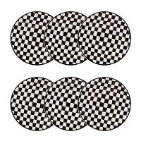 Jogo de 6 Pratos Fundos 20,5 cm Oxford Unni Damas - 2