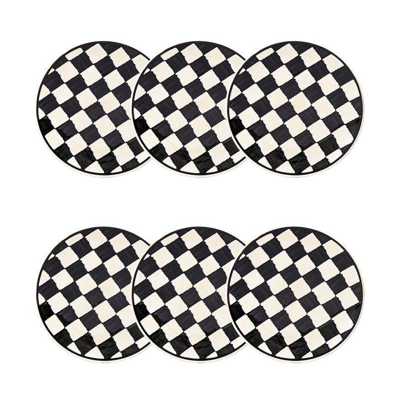 Jogo de 6 Pratos Sobremesa 20 cm Oxford Unni Damas - 2