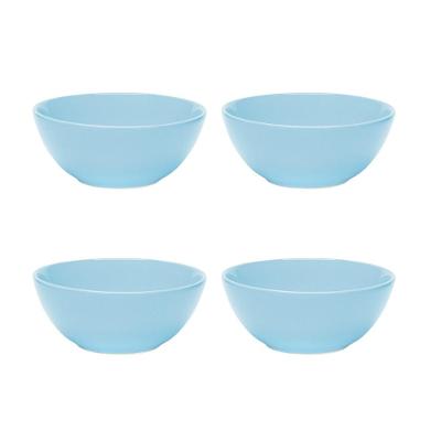 Jogo de 4 Tigelas 600ml Oxford Azul Claro
