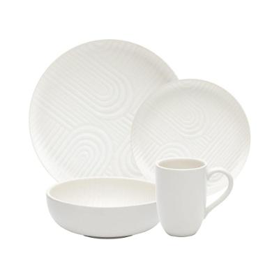 Aparelho de Jantar e Lanche 16 peças Flat Zen