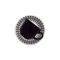 Jogo De 4 Xícaras Grandes 200Ml Com Pires Donna Folk - 2