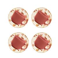 Jogo De 4 Xícaras Grandes 200Ml Com Pires Donna Chá Das 5 - 1