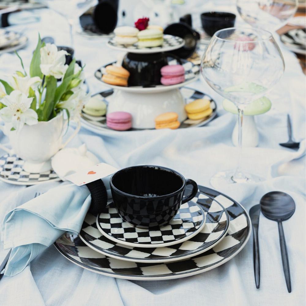 Jogo De 1 Travessa E 6 Pratos Rasos Oxford Unni Damas - 5