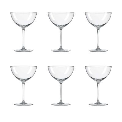 Jogo de 6 Taças de Cristal Coupe 350 Ml Classic