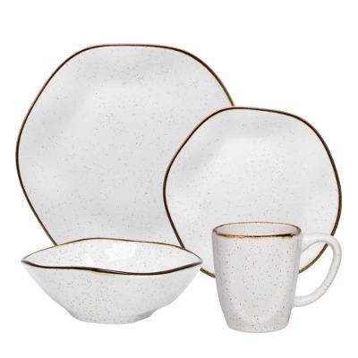 Aparelho de Jantar E Lanche 16 Peças Ryo Maresia