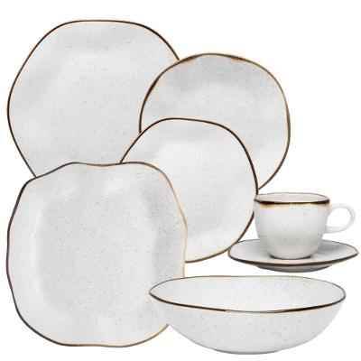 Aparelho de Jantar e Chá 22 Peças Ryo Maresia