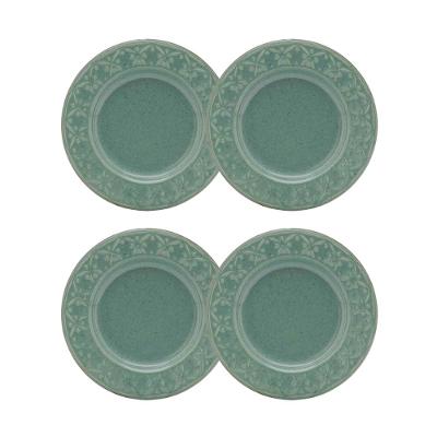 Jogo de 4 Pratos Sobremesa 20 Cm Oxford Mendi Malaquita
