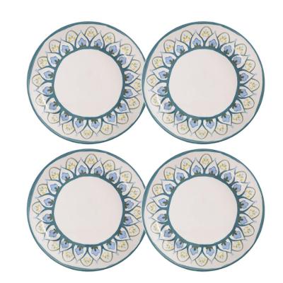 Jogo de 4 Pratos Fundos 20,5 Cm Oxford Flat Nisa