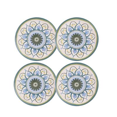 Jogo de 4 Pratos De Sobremesa 20 Cm Oxford Flat Nisa