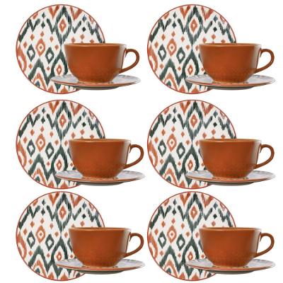 Aparelho De Jantar 18 Peças Oxford Unni Boho