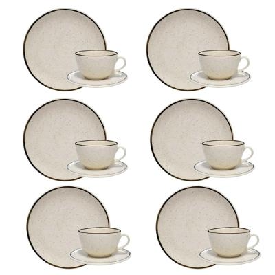 Jogo Lanche/Chá 18 Peças Oxford Unni Brisa