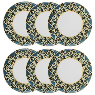 Jogo de 6 Pratos Rasos 26 Cm Oxford Flat Gálata