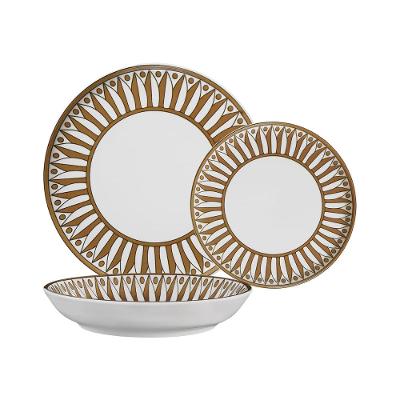 Aparelho de Jantar 18 peças Oxford Flat Atlas