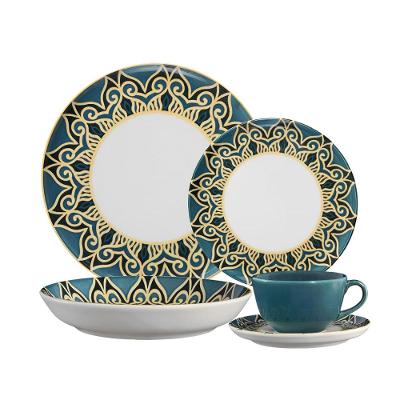 Aparelho de Jantar e Chá 20 Peças Oxford Flat Gálata