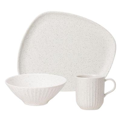 Aparelho de Jantar e Lanche 12 peças Oxford Luna Vanilla