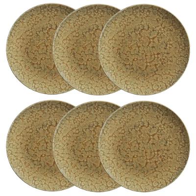 Jogo de 6 Pratos Rasos 26 Cm Oxford Unni Solara