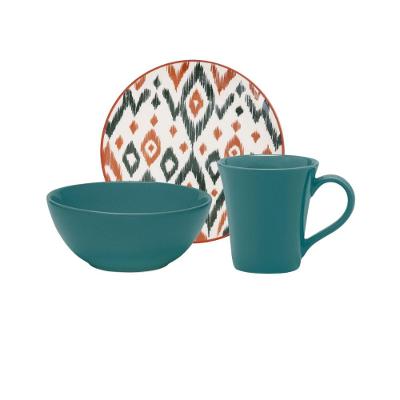 Jogo Lanche 3 Peças Oxford Unni Boho