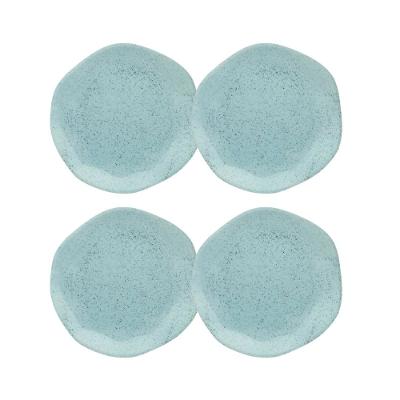 Jogo de 4 Pratos Sobremesa 21,5 Cm Oxford Ryo Blue Bay