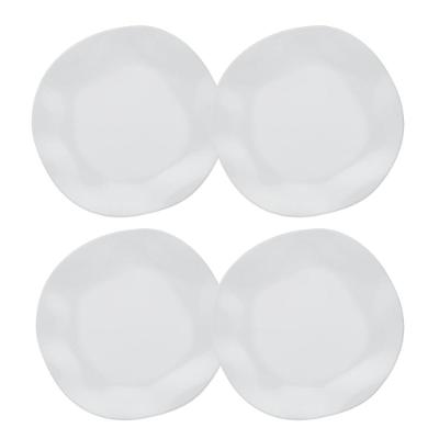 Jogo de 4 Pratos Fundos 22,5 Cm Oxford Ryo White