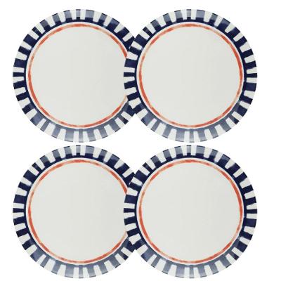 Jogo de 4 Pratos Rasos 26 Cm Oxford Unni Maré