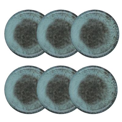 Jogo de 6 Pratos Rasos 26 Cm Oxford Flat Belle Bleu