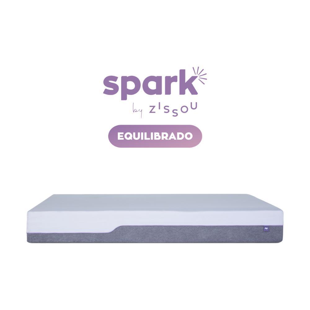 Colchão Spark by Zissou Equilibrado - Viúva (188 x 128 x 25) - 1
