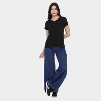 Kit Camiseta Hering Básica Feminina 3 Peças - 7