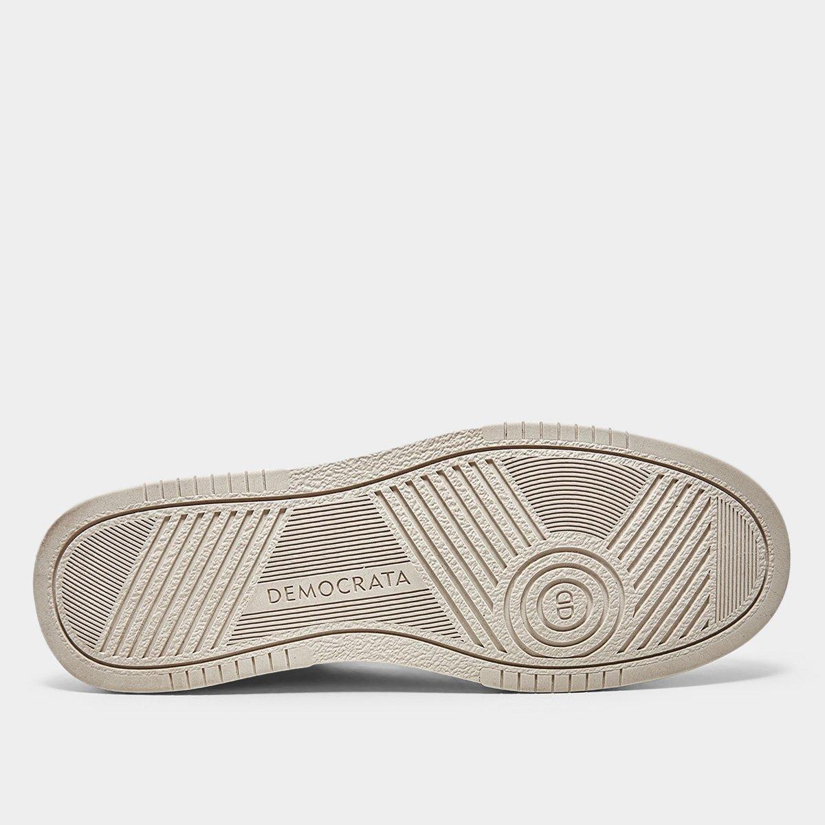 Tênis Couro Democrata Denim Jake Masculino - 5