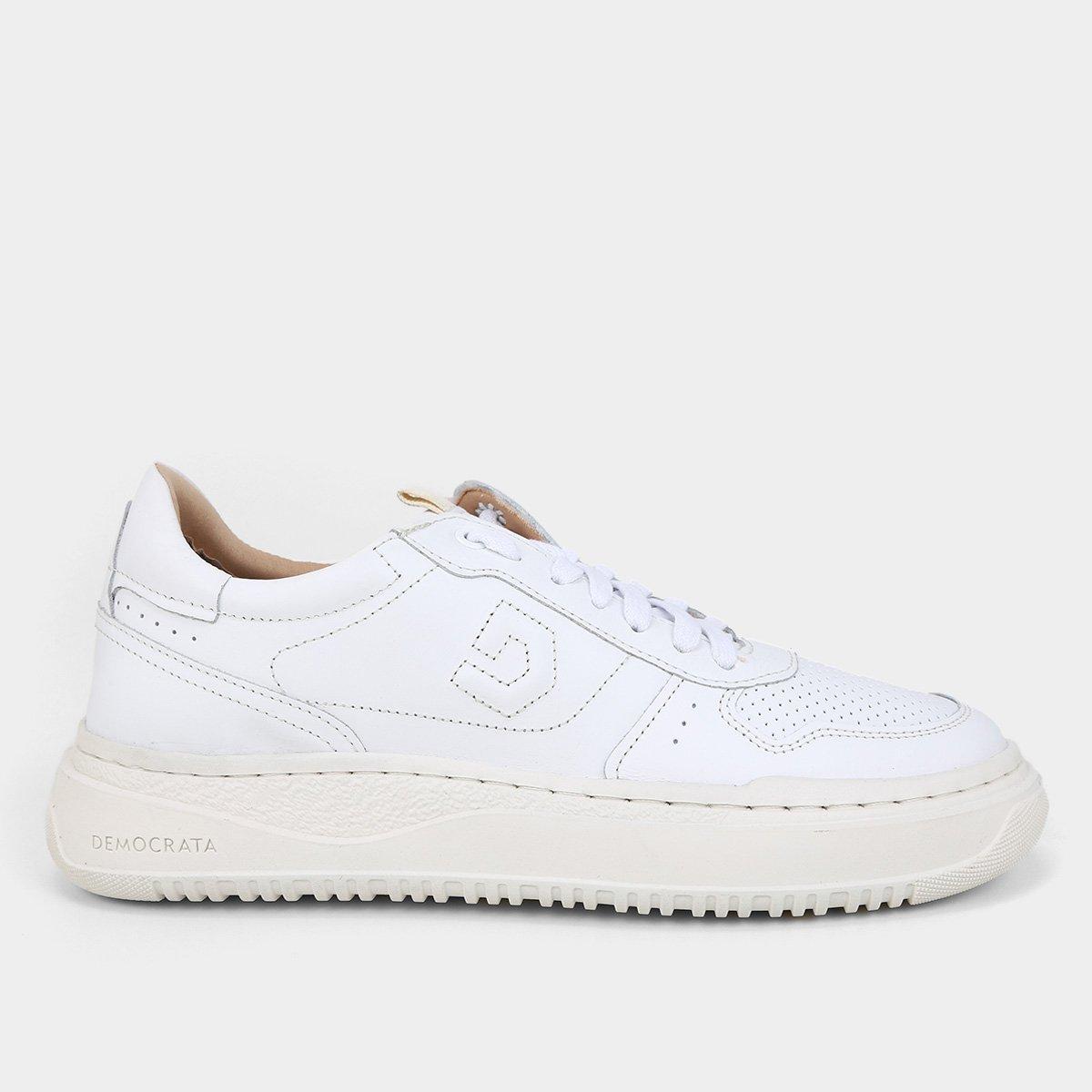 Tênis Couro Democrata Denim Block Masculino - 1