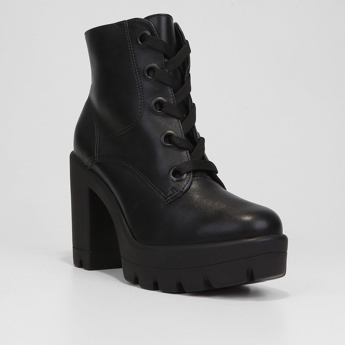 Bota Cano Médio Via Marte Tratorada Feminina - 2