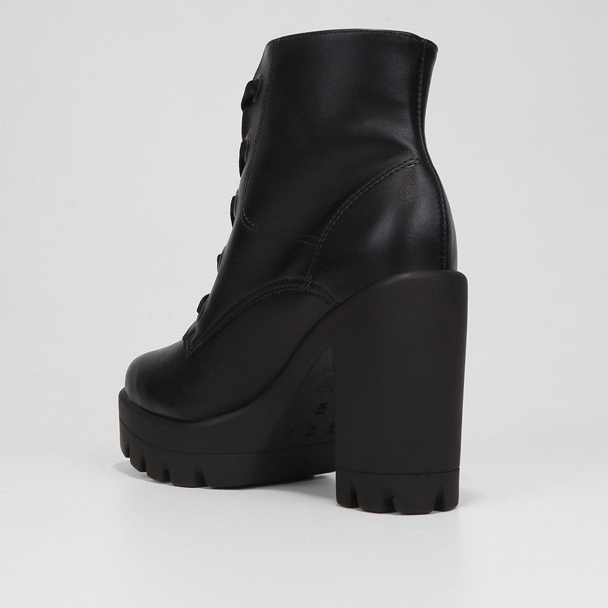 Bota Cano Médio Via Marte Tratorada Feminina - 4