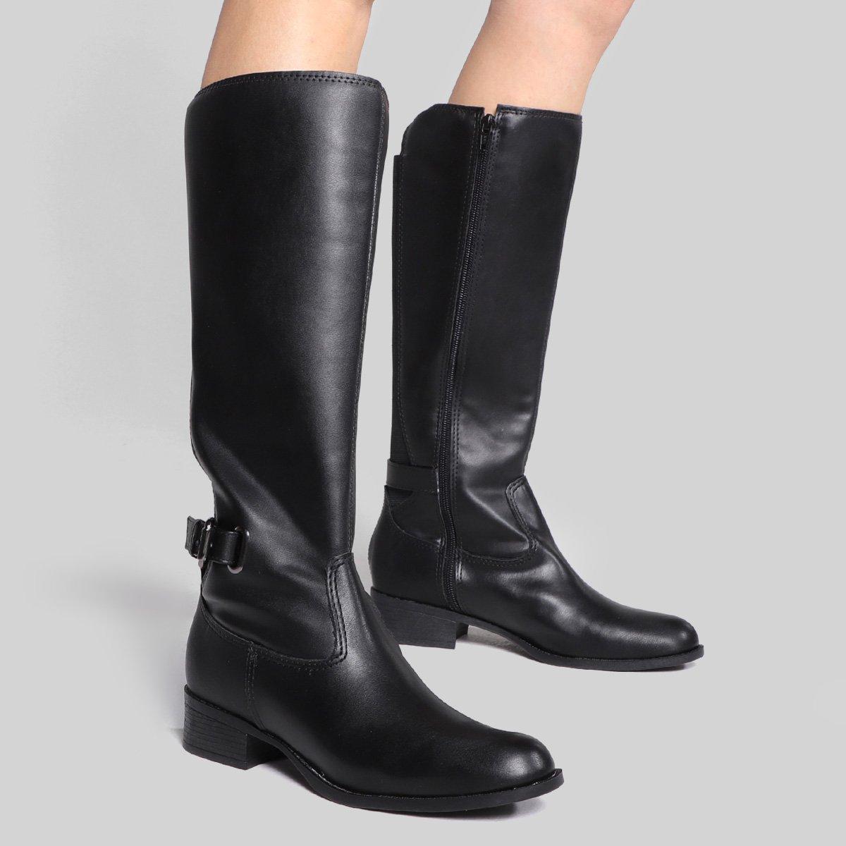 Bota Montaria Cano Longo Via Uno Feminina - 2