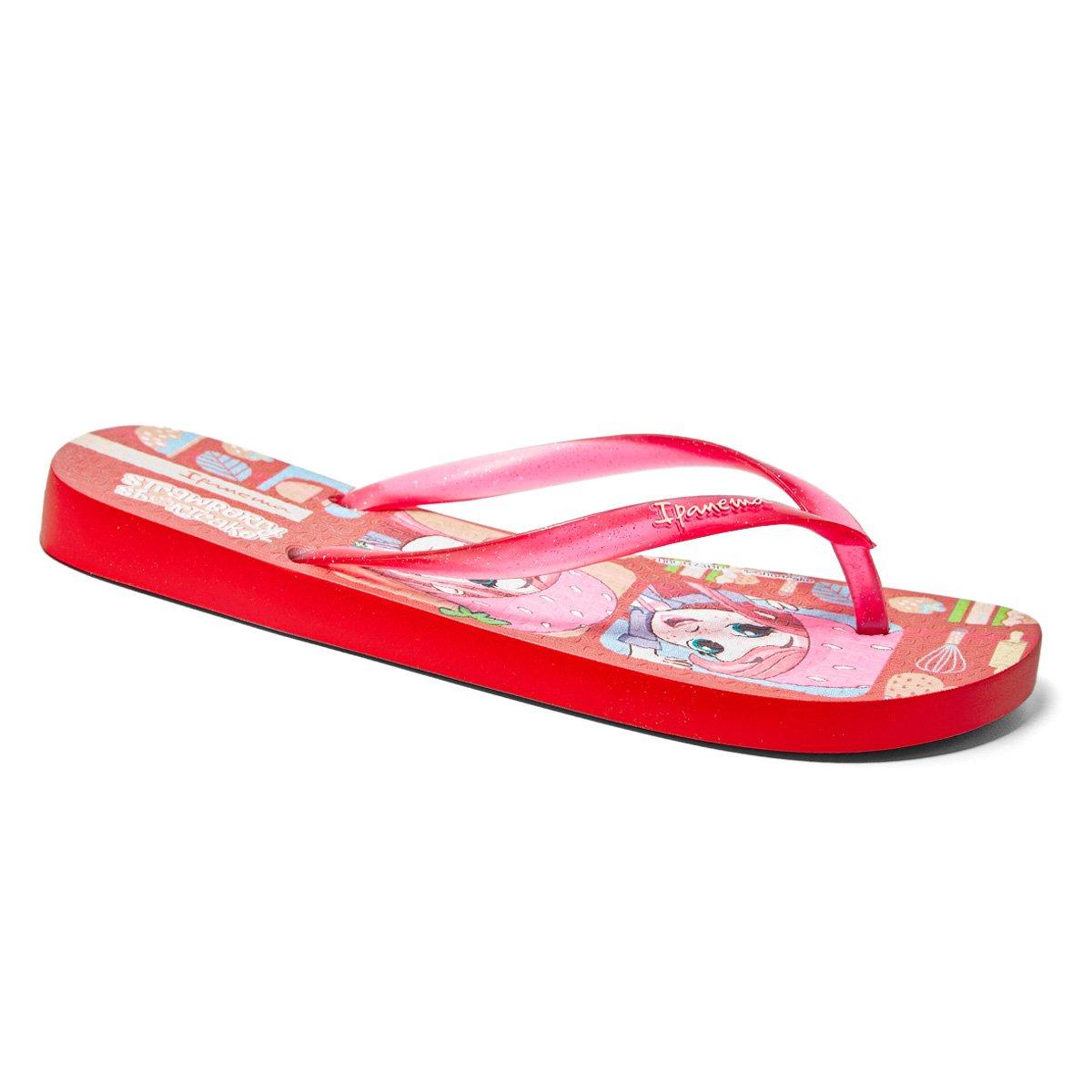 Chinelo Infantil Grendene Ipanema Moranguinho Sugar Menina - 2