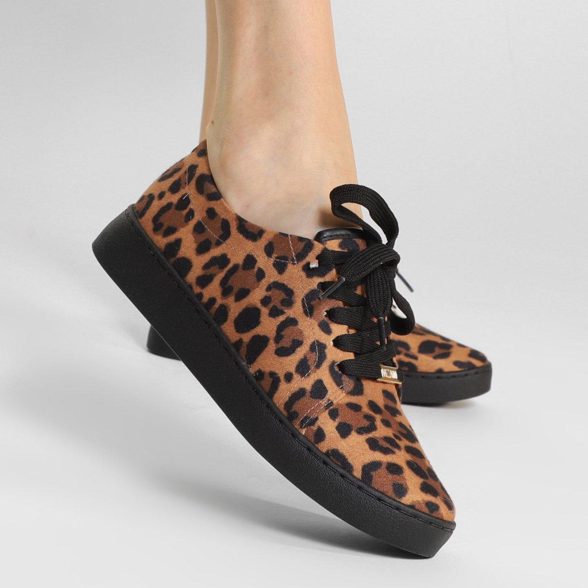 Slip On Vizzano Animal Print  Onça Feminino - 2