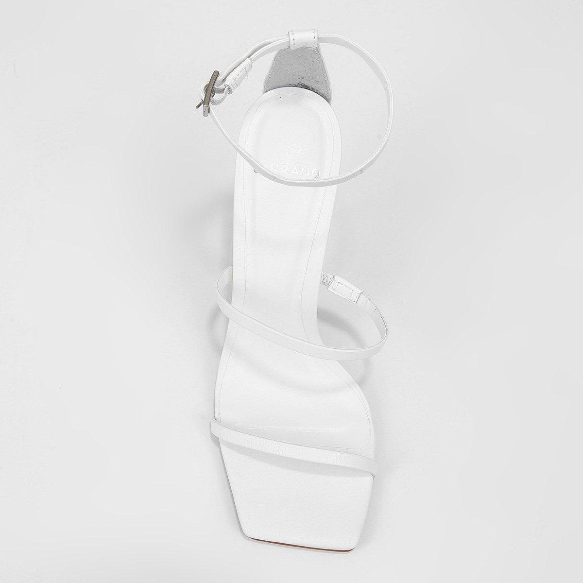 Sandália Couro Carrano Salto Fino Espelho Feminina - 4