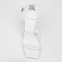 Sandália Couro Carrano Salto Fino Espelho Feminina