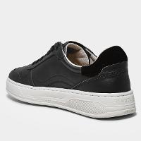 Tênis Couro Democrata Denim Casual Masculino