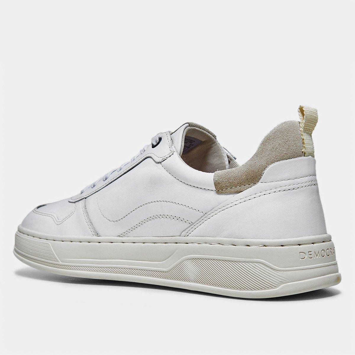 Tênis Couro Democrata Denim Casual Masculino - 3