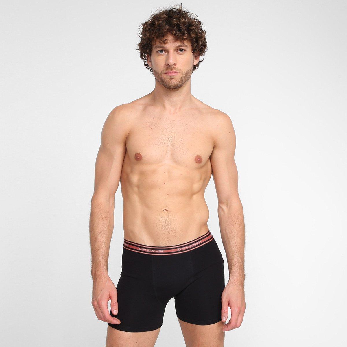 Kit Cueca Boxer Lupo Com Elástano 2 Peças - 2