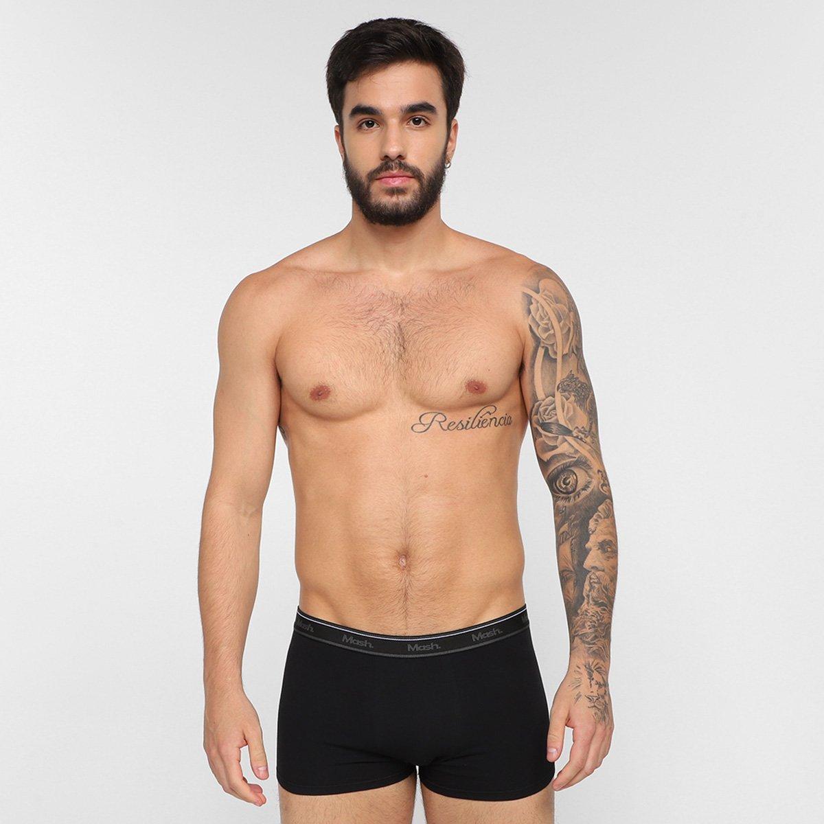 Kit Cueca Boxer Mash Cotton Elástico 10 Peças - 6