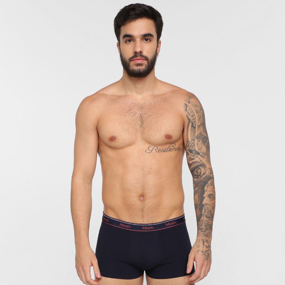 Kit Cueca Boxer Mash Cotton Elástico 10 Peças - 2