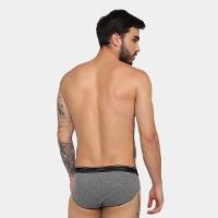 Kit Cueca Slip Mash Cotton Elástico 10 Peças - 3