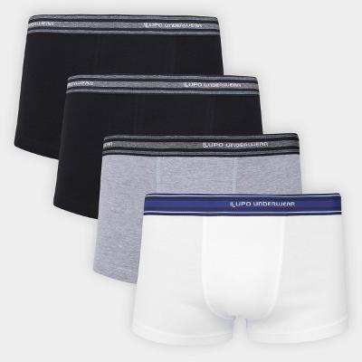 Kit Cueca Sunga Lupo Algodão 4 Peças