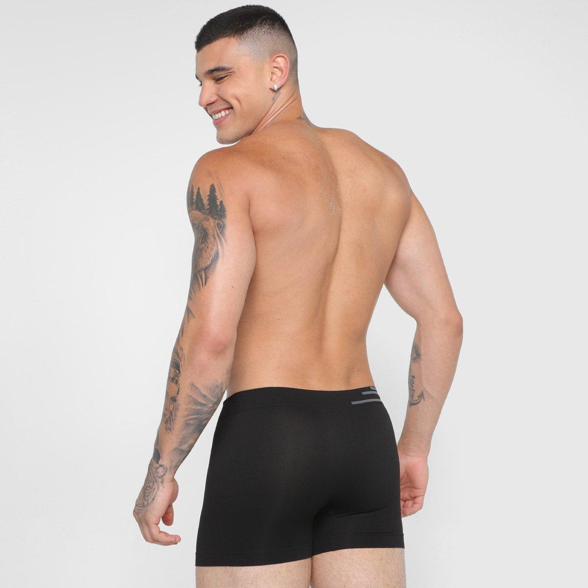 Kit Cueca Boxer Lupo Microfibra Sem Costura 4 Peças - 3