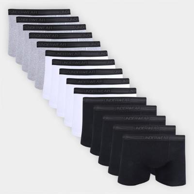 Kit Cueca Boxer Underwear C/ 15 Peças