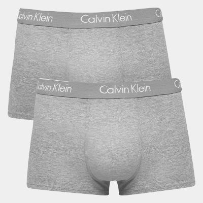 Kit Cueca Boxer Calvin Klein Cotton 2 Peças