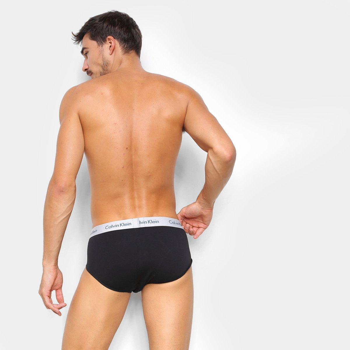 Kit Cueca Slip Calvin Klein 3 Peças - 7