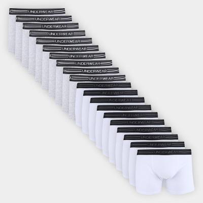 Kit Cueca Boxer Underwear 20 Peças